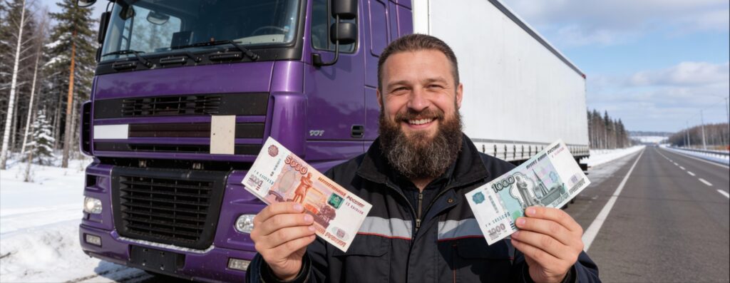 В каких регионах быть водителем большегруза выгоднее всего